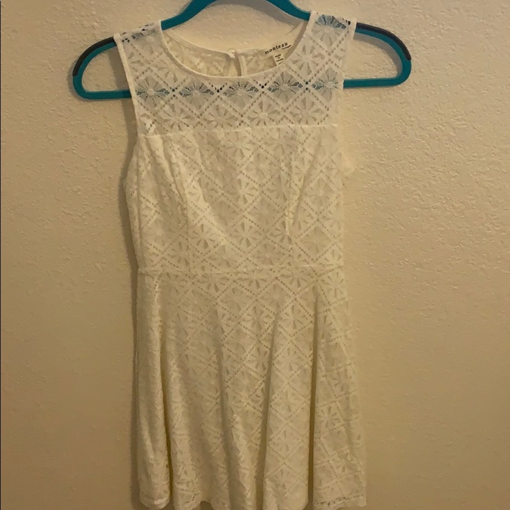 White dress. Worn once.
